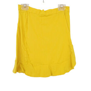 Girls Yellow Skirt Size 8, Zip Closure
